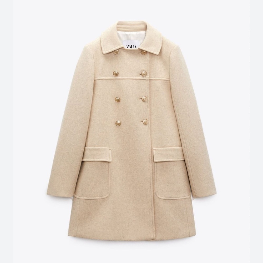 Beige Zara Coat